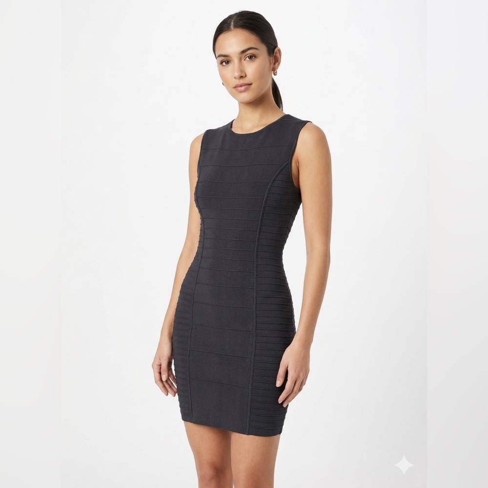Ted Baker Size 2 Black Sheath Dress - Sleeveless LBD - US 6
